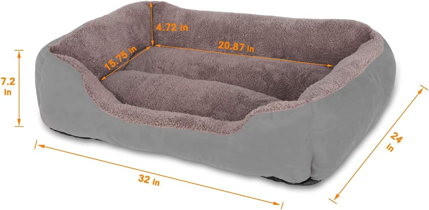 Bargain Mart - Chew Proof Dog Bed Couch Sofa, Breathable Dog Bed Couch for Small Medium Large Dogs Cat