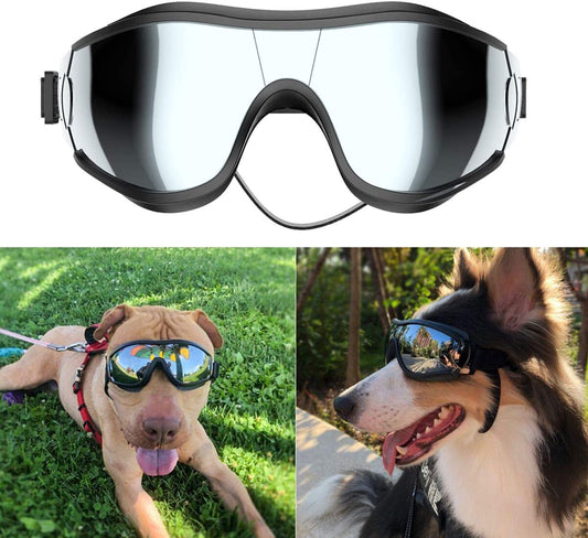 Bargain Mart - UV Protection Wind Protection Dust Protection Fog Protection Pet Glasses Eye Wear Protection with Adjustable Strap