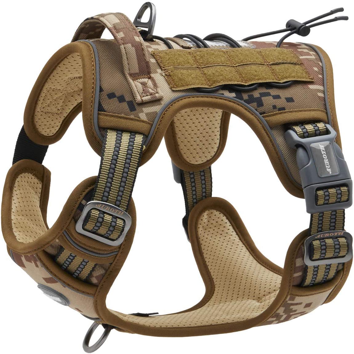 Bargain Mart - No Pull Adjustable Pet Harness Reflective K9 Working Training Easy Control Pet Vest