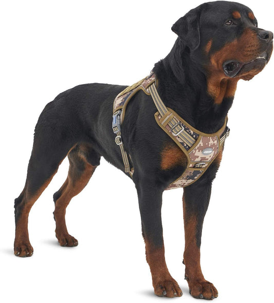 Bargain Mart - No Pull Adjustable Pet Harness Reflective K9 Working Training Easy Control Pet Vest