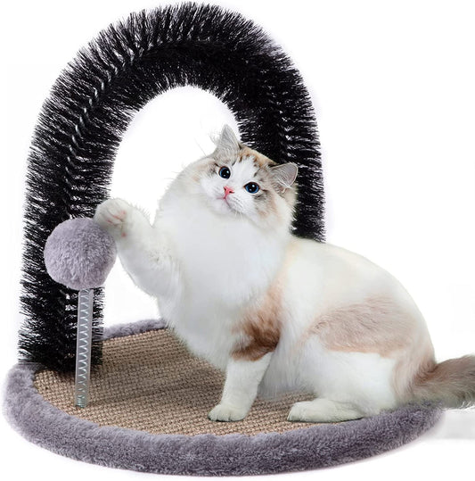 Bargain Mart - Kitten Scratching Posts with Cat Arch Self Groomer Massager