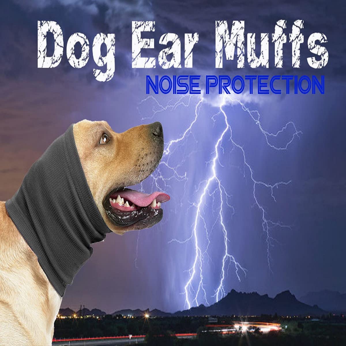 Bargain Mart - Keep Your Pet Calm with Quiet Ears for Dogs Hats Hoodies Dog's Ear Muffs Headband Noise Ear Protection