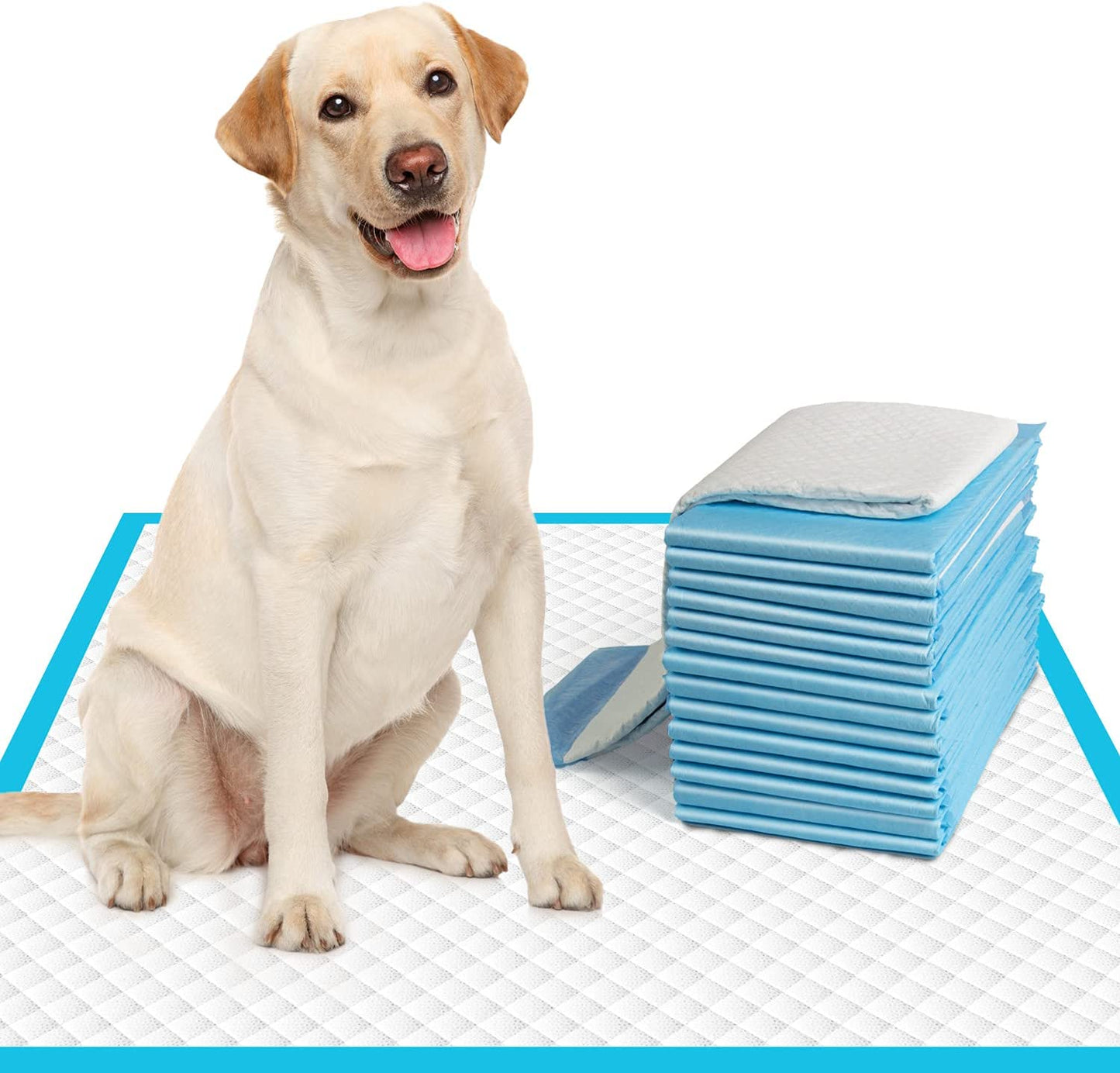 Bargain Mart - Disposable Pet Piddle and Potty Pads for Puppies  , Extra Large Dog Pee Pads 28"x30"/30"x36" Super Absorbent & Leak-Proof |