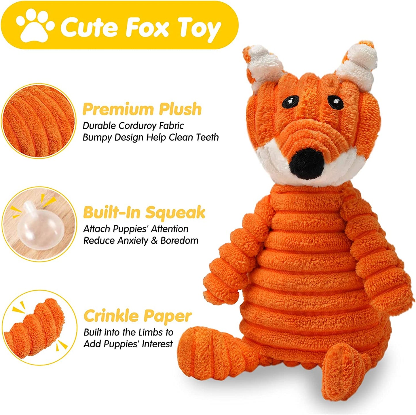 Bargain Mart - Luxury Puppy Toys for Teething Small Dogs, Puppy Chew Toys with Cute Squeaky Toys