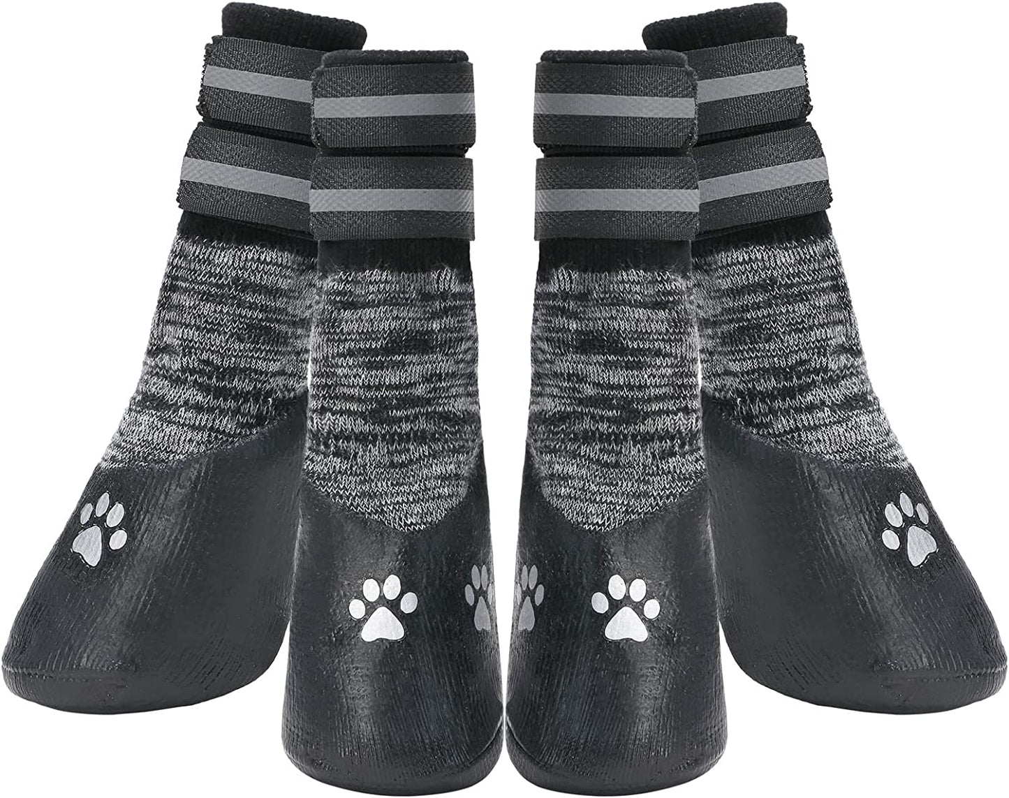 Bargain Mart - Socks for the Dog Anti-Slip Dog Socks with Adjustable Strap for Indoor Hardwood Traction Control