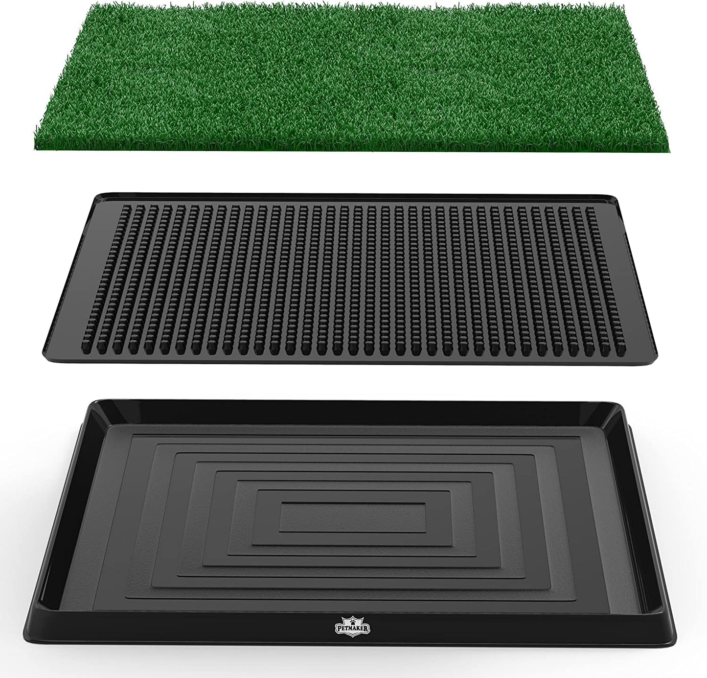 Bargain Mart - Artificial Grass Puppy Pad for Dogs Portable Training Pad with Tray